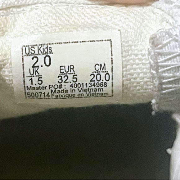 VANS unisex youth rainbow checkered shoes (size 2) - Picture 6 of 6